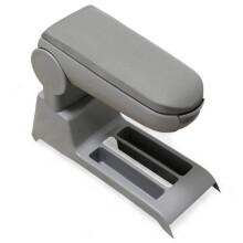 Apoyabrazos central para Polo 9N / 9N2 / 9N4 con compartimento acolchado de textil gris 03_0000630