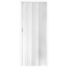 Porta de acordeão dobrável em PVC para banheiro extensível deslizante largura 80 cm branca 08_0000547