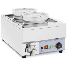 Distributeur de soupe professionnel 14 llitres 1500 watts fini mat acier inoxydable argenté 14_0008843