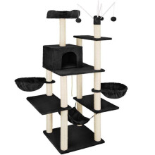 Zwarte kattenboom 165 cm 3708101