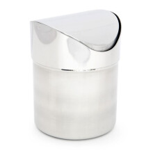 Poubelle cuisine de table 1,2 litres couvercle basculant acier inoxydable 13_0002326