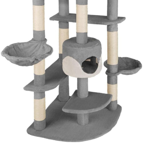 Katzenbaum 201 cm grau/weiß 3708079 2