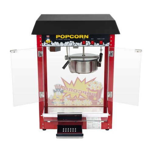 Macchina per popcorn nera professionale 1 600 watt 3614066 1