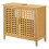Móvel sob a pia com 2 portas 60 x 67 x 30 cm em bambu 1