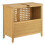 Móvel sob a pia com 2 portas 60 x 67 x 30 cm em bambu 5