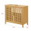 Móvel sob a pia com 2 portas 60 x 67 x 30 cm em bambu 2