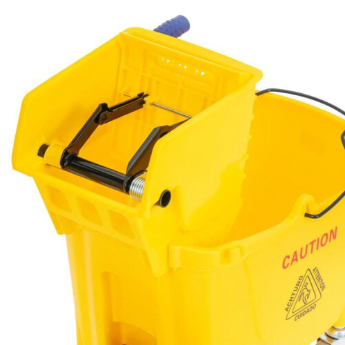 Secchio strizzatore professionale con ruote 32 litri plastica gialla 14_0009916 2