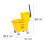 Secchio strizzatore professionale con ruote 32 litri plastica gialla 14_0009916 6