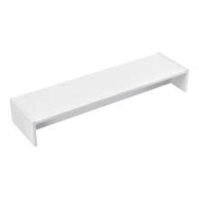 Supporto per monitor - HELLOSHOP26 - Alzata per schermo - Bianco - Capacità 10kg - Dimensioni 100x27x15cm