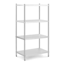 Scaffale in acciaio inossidabile 100 x 60 x 180 cm 200 kg professionale 14_0005192
