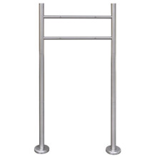 Soporte de acero inoxidable para buzón 120 x 50 cm 1002001