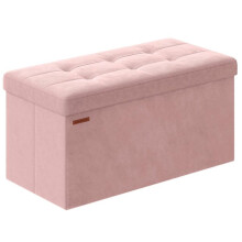 Aufbewahrungsofa - HELLOSHOP26 - Velours - 300 kg - 2 Aufbewahrungsboxen - 89L