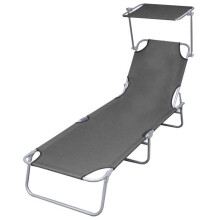 Transat - HELLOSHOP26 - Plegable - Acero recubierto de polvo - Toldos ajustables - 120 kg máx.