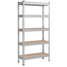 scaffale per carichi pesanti scaffale di stoccaggio scaffale da cucina 5 livelli 30 x 75 x 150 cm capacità di carico 875 k