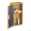 Bamboe badkamerkast plank 66 x 35 cm 3213092 2
