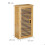 Bamboe badkamerkast plank 66 x 35 cm 3213092 1