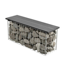 Banco de jardim gabion 100 x 30 x 5 cm cinza 03_0006440