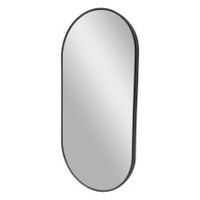 Miroir mural elliptique 40 x 80 cm noir 03_0007899