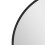 Specchio murale ellittico 40 x 80 cm nero 03_0007899 3