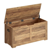 Bancò di raccolta - HELLOSHOP26 - Bianco - 100 cm - 2 cerniere di sicurezza - 136 kg max