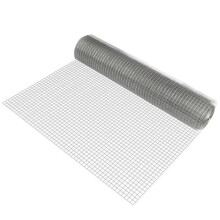 Grillage métallique en acier galvanisé 100 cm x 25 m gris 1 rouleau 03_0007157