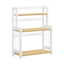 Prateleira de especiarias - HELLOSHOP26 - 3 níveis - Bambu - MDF - Design contemporâneo