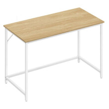 Escrivaninha - HELLOSHOP26 - 120x60 cm - Carvalho natural - Aço - Montagem fácil