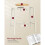 Barkrukken - HELLOSHOP26 - Set van 2 - Staal - Beige eik - Hoogte 65 cm 2