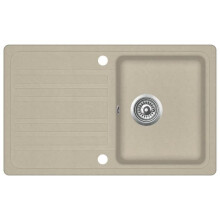 Fregadero de cocina solo lavabo 76,5 x 46 cm beige granito 02_0002334