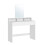 Coiffeuse - HELLOSHOP26 - Miroir Rectangulaire - 2 Tiroirs - 3 Compartiments - Design Contemporain 1