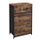 Commode meuble de rangement avec 5 tiroirs devant et dessus en MDF style industriel pour 1