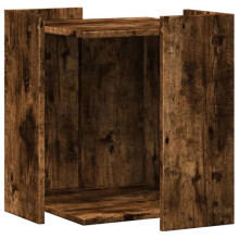 Bakkenmeubel - HELLOSHOP26 - Hout van ingenieurs - Bruin - 42x42x51 cm - Multifunctioneel