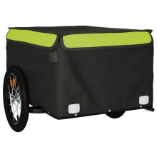Remorque chariot transport de vélo 45 kg fer vert 02_0044126