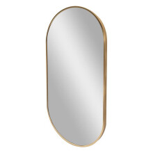Miroir mural elliptique 40 x 80 cm doré 03_0007898