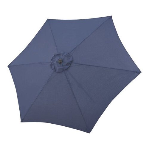 Parasol hexagonal polyester 270 x 235 bleu marine 03_0008044 2