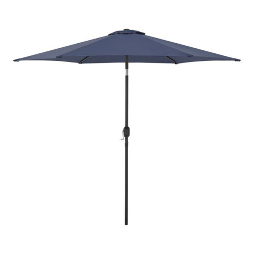 Parasol hexagonal polyester 270 x 235 bleu marine 03_0008044
