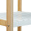 Scaffale in bambù con 4 ripiani per il bagno 110 cm 3213052 3