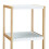 Scaffale in bambù con 4 ripiani per il bagno 110 cm 3213052 2