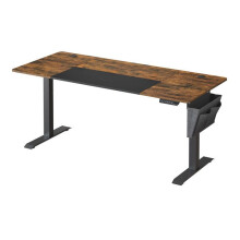 Mesa ajustável elétrica - HELLOSHOP26 - 70 x 160 cm - Ajustável 72-120 cm - Memória 4 alturas - Aço