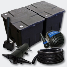 Kit de filtración de estanque Bio Filtro 60000l UVC 36 Watts Fuente 4216511