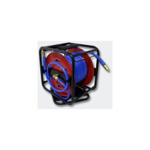 Desenrolador - Recolhedor de mangueira pneumática portátil em aço 30 m 12 bar Rotação a 360 4216441