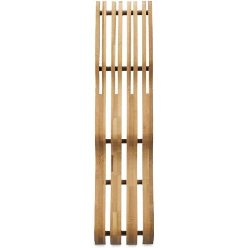 Range-couteaux - HELLOSHOP26 - Support en bambou - 5x9,5x40 cm - Pour 7 ou 9 couteaux - Multicolore 1