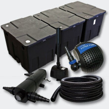 Kit de Filtración de Estanque 90000l 24 Watts UVC Esterilizador Bomba Fuente 4216457