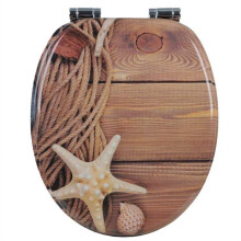 Toilettensitz mit automatischem Absenkmechanismus aus MDF maritim 19_0000692