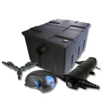 Zwemvijver filtratieset voor 60000 liter 18 watt sterilizer en 100 watt pomp