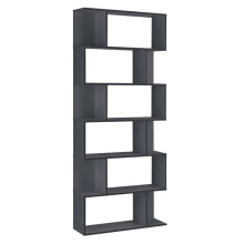 Étagère armoire bibliothèque jusqu'à 8 kg charge par compartiment 192 cm gris foncé 03_0004688