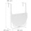 Table de balcon pliante pliable 3 niveaux réglable blanc 13_0002691_3/2 2