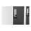 Kleiderschrank mit 6 Fächern und 6 Compartiments 180 cm grau 14_0000478 2