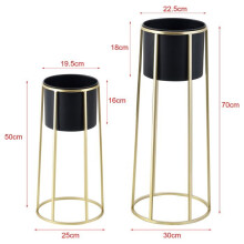 Set di 2 supporti per piante insieme vaso di fiori lotto coprivaso insieme contenitore a