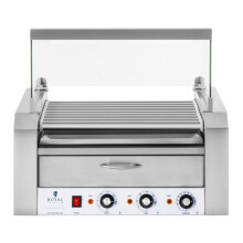 Griglia per salsicce 9 rulli cassetto riscaldante 2200 watt acciaio inossidabile 14_0001921